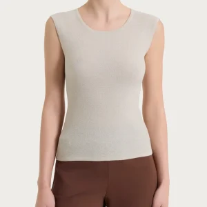 Smanicato in punto piquet di puro cotone - Champignon