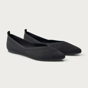 Ballerine slip on in maglia - Nero