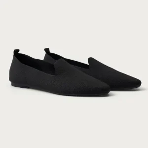 Loafer slip on in maglia - Nero