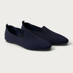 Loafer slip on in maglia - Bleu