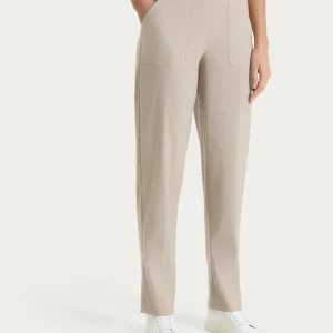 Pantalone a carota con tasche in Linen Super Fresh - Crockery