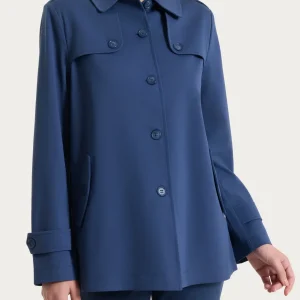 Trench corto in Compact Light - Oceana