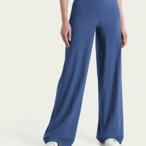 Pantalone a palazzo leggero in Super Fresh - Oceana