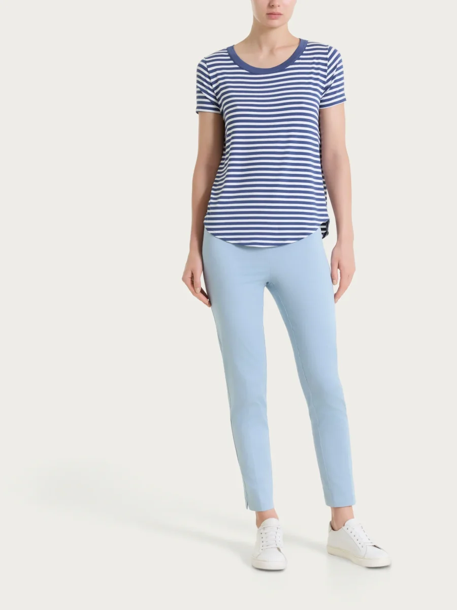 Maglietta girocollo a righe in Viscosa Summer - Fant. Oceana riga pari - immagine 6