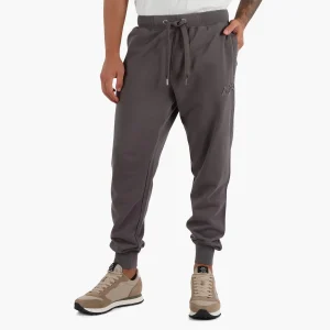 Pantaloni in felpa di cotone effetto vintage