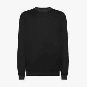 Maglia girocollo in lana merino