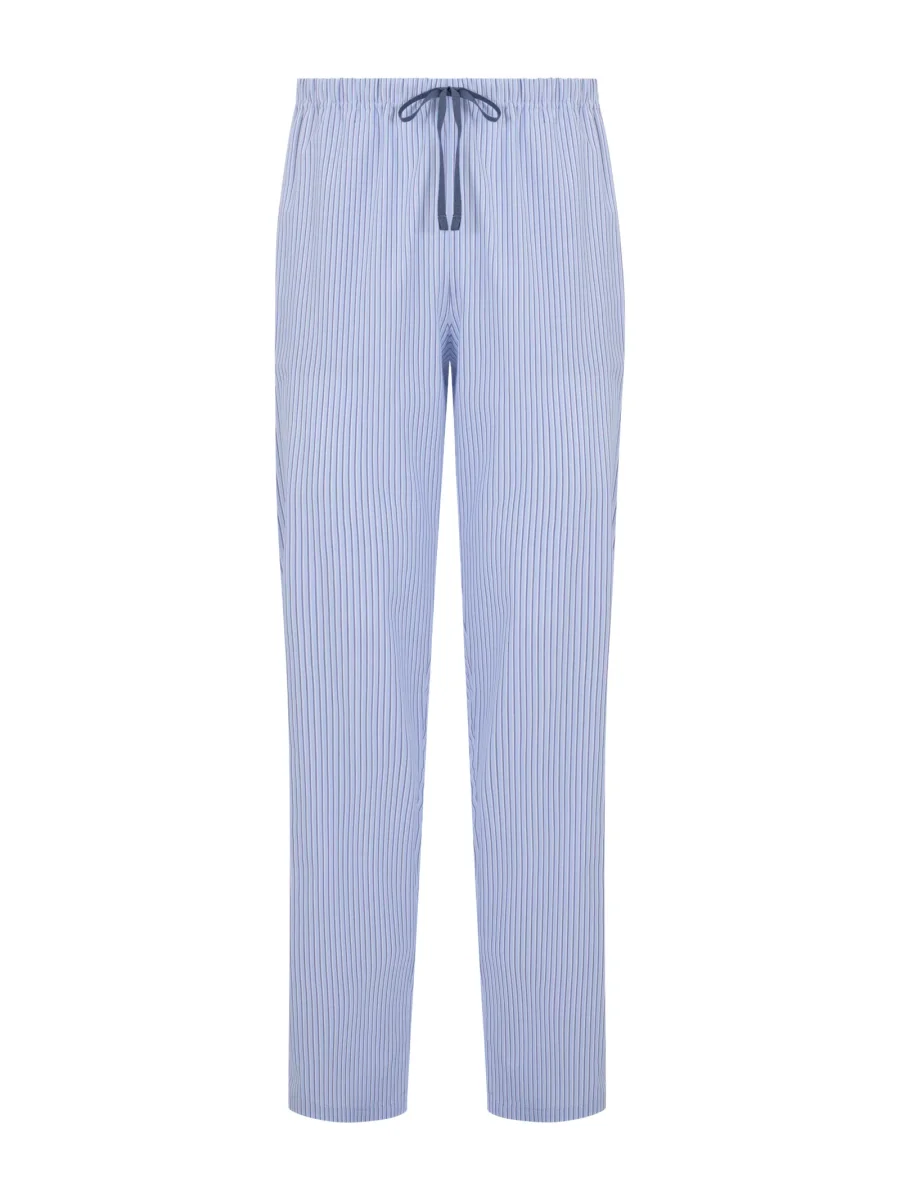 Pantalone in navetta di cotone - Fant. Skipper Blue - immagine 2