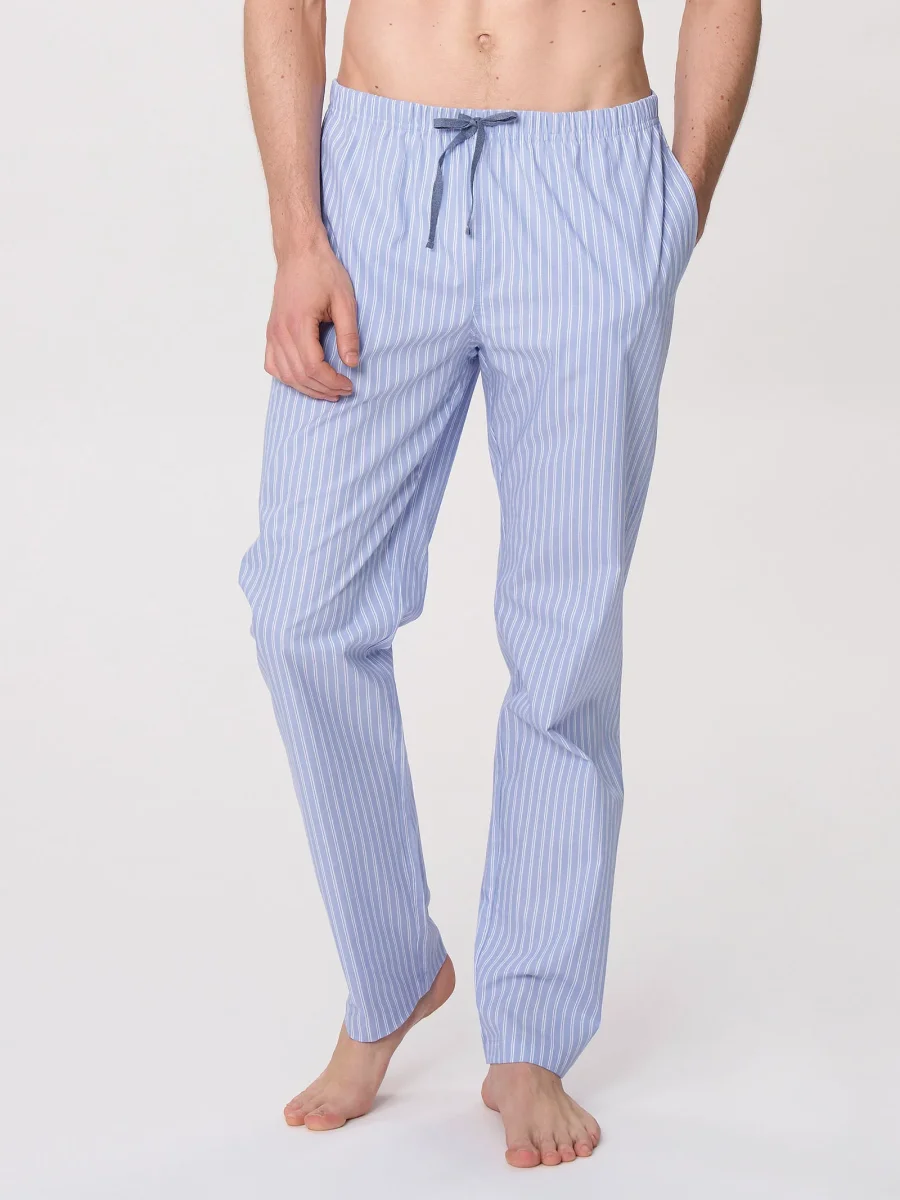 Pantalone in navetta di cotone - Fant. Skipper Blue - immagine 3