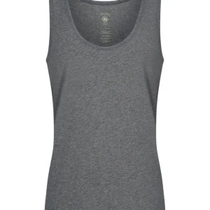 Comfort - Canottiera spalla larga in cotone elasticizzato - Grigio Mel.