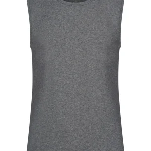 Comfort - Maglietta smanicata in cotone elasticizzato - Grigio Mel.