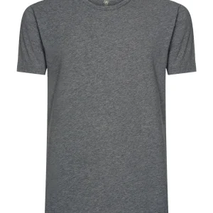 Comfort - Maglietta girocollo in cotone elasticizzato - Grigio Mel.