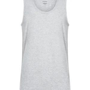 90-10 - Canottiera in cotone e viscosa - Argento Bipack