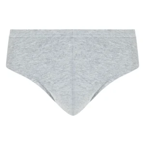 90-10 - Slip midi in cotone e viscosa - Argento Bipack