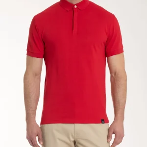 Polo in Eco Cotton Piquet Stretch - Salsa