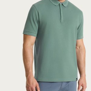 Polo in Eco Cotton Piquet Stretch - Laurel Wreath