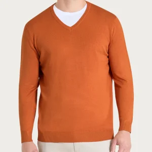 Pull scollo a V Four Seasons - Rust