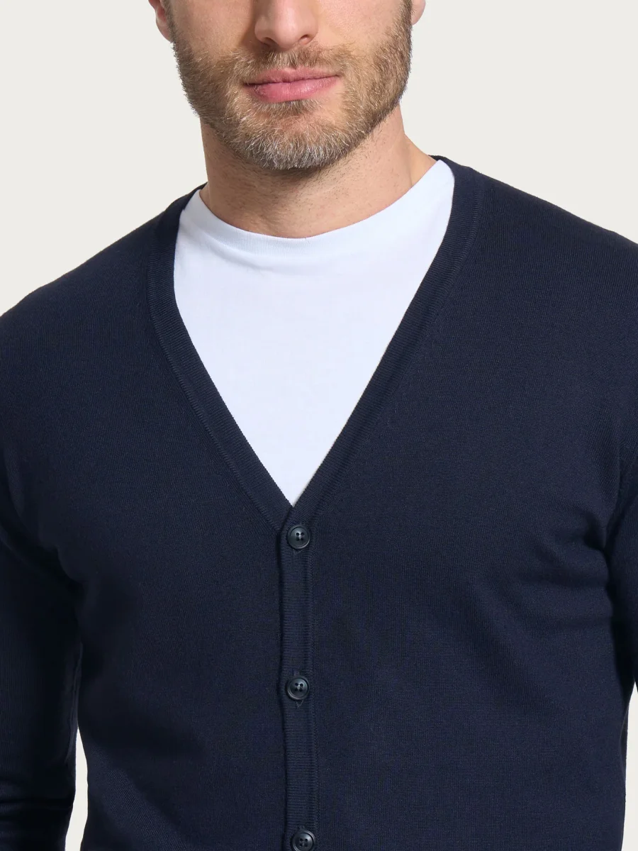 Cardigan Four Seasons - Bleu - immagine 4