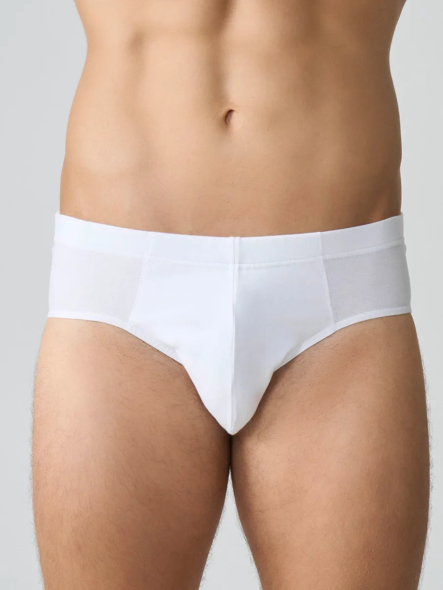 Compact - Slip midi in cotone elasticizzato - B.co Tripack - immagine 3