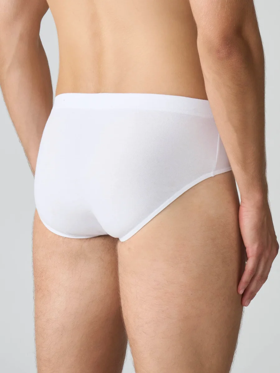 Compact - Slip midi in cotone elasticizzato - B.co Tripack - immagine 4