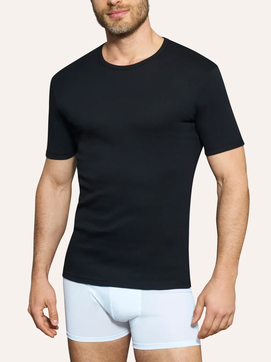 Thermo Cotton - Maglietta girocollo in caldo cotone - Bianco - immagine 3