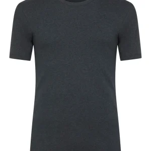 Thermo Cotton - Maglietta girocollo a manica corta in caldo cotone  - Piombo Mel.