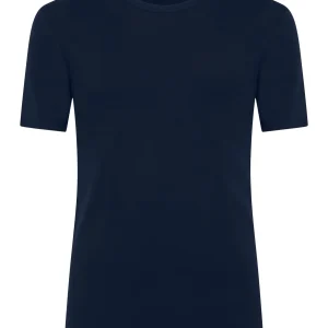 Thermo Cotton - Maglietta girocollo a manica corta in caldo cotone  - Bleu
