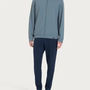 Tuta aperta in Eco Cotton Piquet Stretch - Fant.Stormy Weather