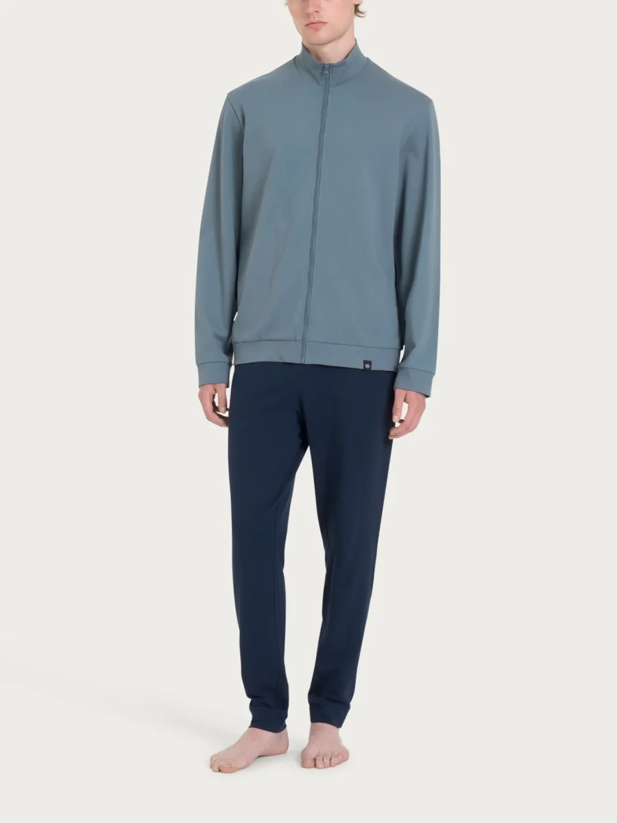 Tuta aperta in Eco Cotton Piquet Stretch - Fant.Stormy Weather