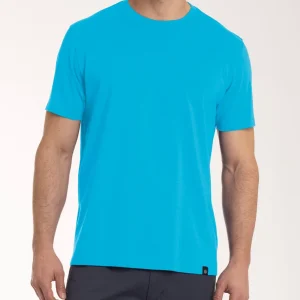 T-shirt girocollo in jersey di cotone - Aquarius