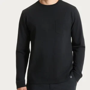 Maglietta a manica lunga in Heavy Duty Jersey - Nero