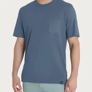 T-shirt girocollo con taschino in jersey di cotone - Turbulence