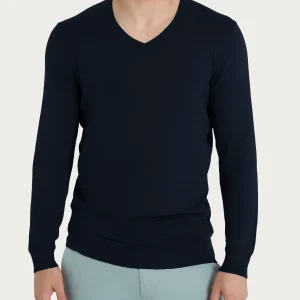 Pull scollo a V a manica lunga in Summertime - Outer Space