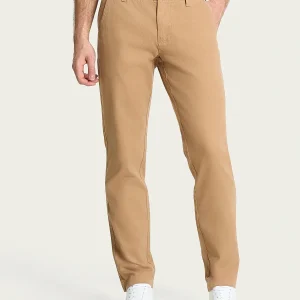Pantalone chino in Raw Twill di Cotone - Tiger's Eye