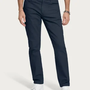 Pantalone 5 tasche in Raw Twill di cotone elasticizzato - India Ink