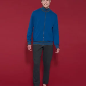 Tuta felpata collo alto in morbido misto cotone - Fant. Set Sail