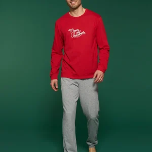 Pigiama natalizio girocollo in jersey di cotone - Fant. Salsa