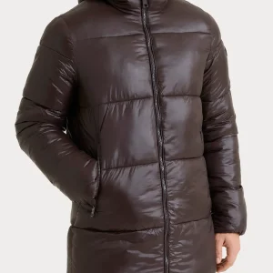 Piumino shiny con cappuccio in Vegan Down - Chocolate Torte