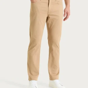 Pantaloni 5 Tasche in Twill di Eco Cotton - Tannin
