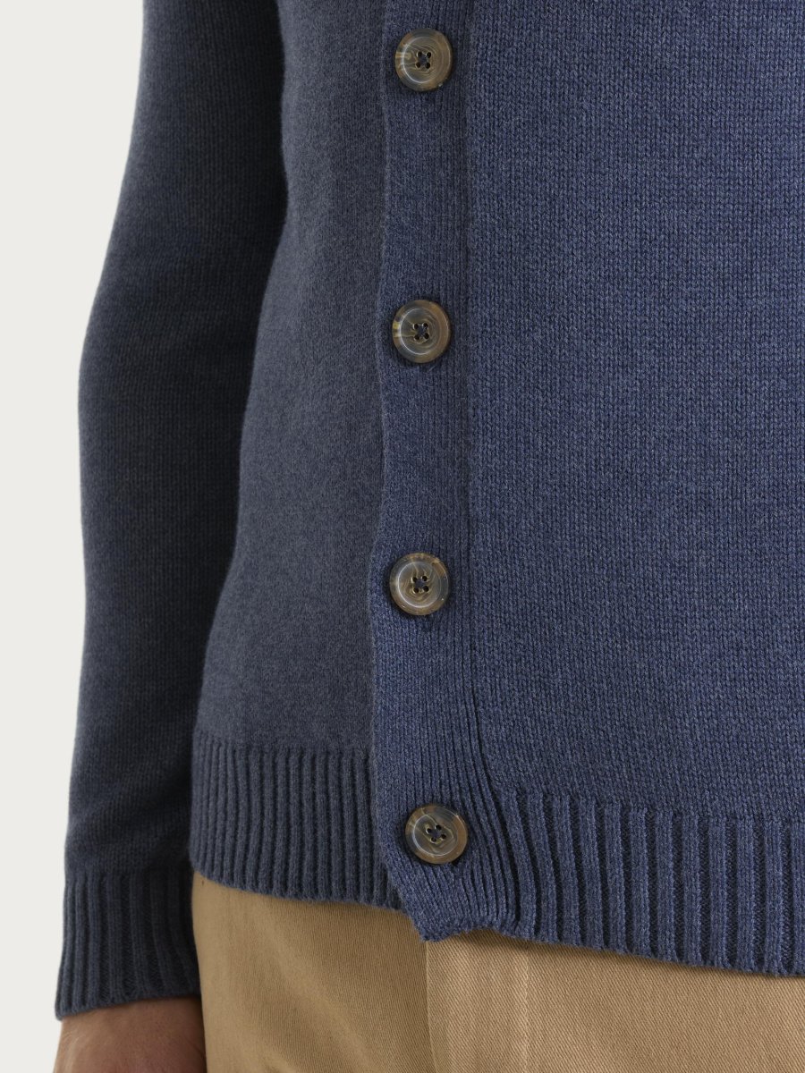 Cardigan in Winter Cotton - Avio Mel. - immagine 4