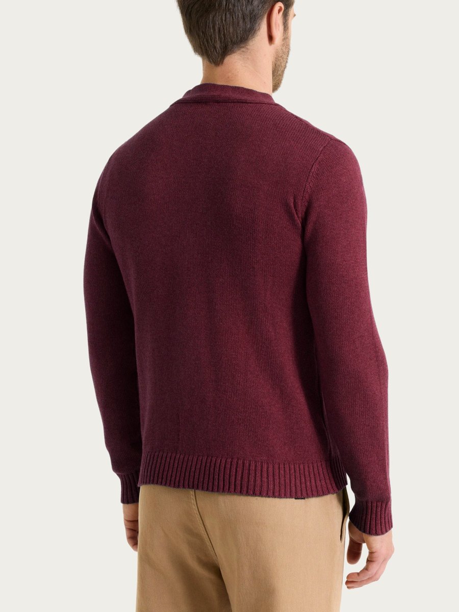 Cardigan in Winter Cotton - Fig Mel. - immagine 3