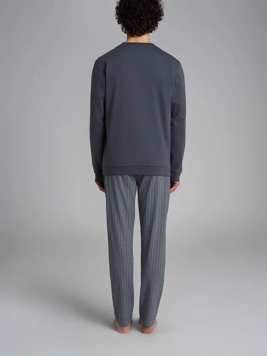 Pigiama spigato a serafino in interlock di cotone 58-60 - Fant. Turbulence Spigato - immagine 3