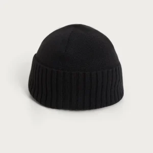 Berretto Unisex Jacquard in Super Soft - Nero