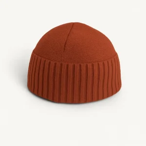 Berretto Unisex Jacquard in Super Soft - Rust