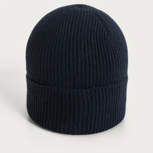 Berretto Unisex in costa inglese in Merino Soft - Bleu