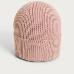 Berretto Unisex in costa inglese in Merino Soft - Cameo Rose