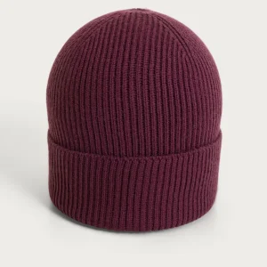 Berretto Unisex in costa inglese in Merino Soft - Fig