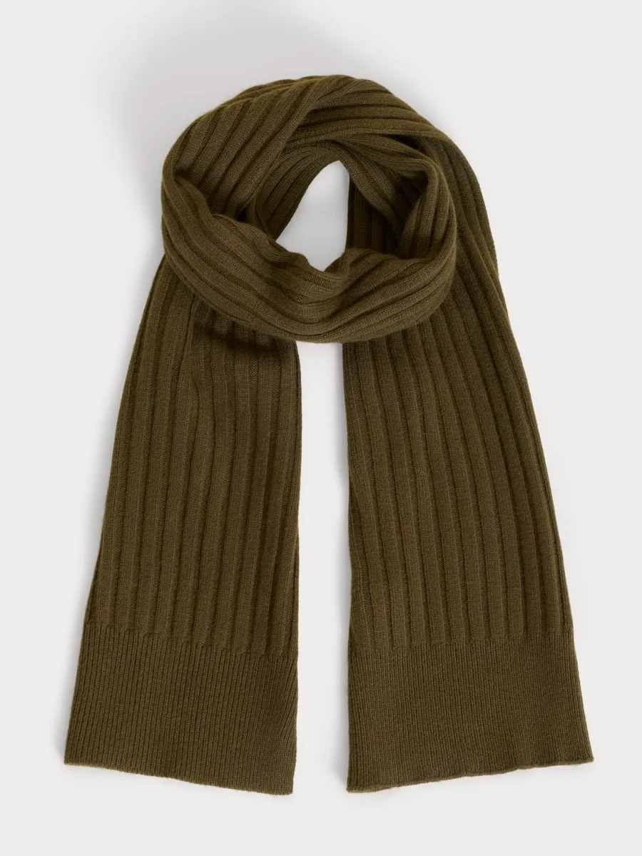 Sciarpa Unisex in Natural Soft - Dark Olive - immagine 2