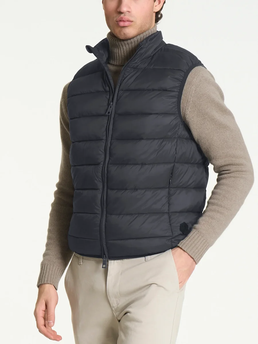 Piumino smanicato in Vegan Down - Dark Shadow - immagine 2