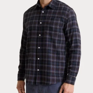 Camicia tartan in Cotton Flannel - Fant. Chocolate Torte