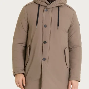 Piumerino Anorak imbottito in lana  - Fango